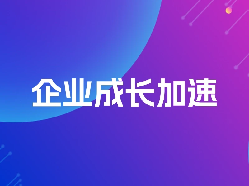 企业成长加速